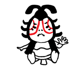kumadori-san sticker #6736047