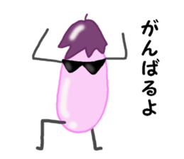 EGGPLANT 'K' sticker #6736169