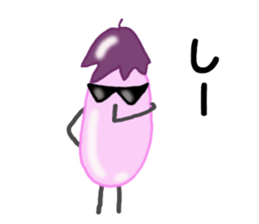 EGGPLANT 'K' sticker #6736176