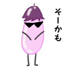 EGGPLANT 'K' sticker #6736183