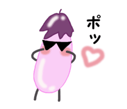 EGGPLANT 'K' sticker #6736193