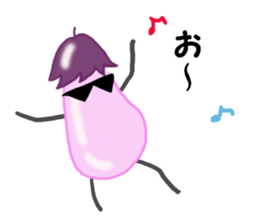 EGGPLANT 'K' sticker #6736194