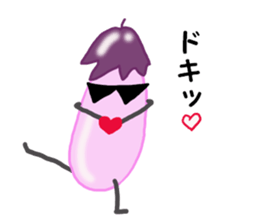 EGGPLANT 'K' sticker #6736195