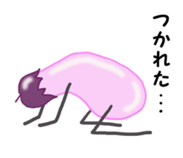 EGGPLANT 'K' sticker #6736196