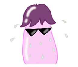 EGGPLANT 'K' sticker #6736204