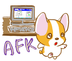 Corgi-Guei sticker #6736261