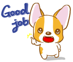 Corgi-Guei sticker #6736263