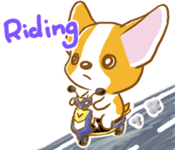 Corgi-Guei sticker #6736280