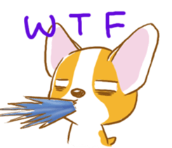 Corgi-Guei sticker #6736285