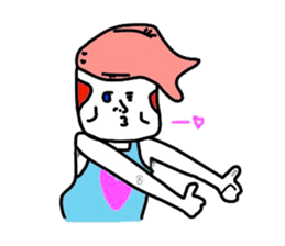 pretty.cute.oh!Fish father!! sticker #6736497