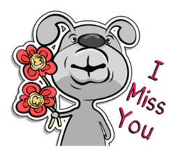 Lovely little DOG sticker #6736571