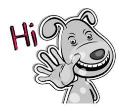 Lovely little DOG sticker #6736573
