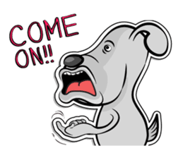 Lovely little DOG sticker #6736592