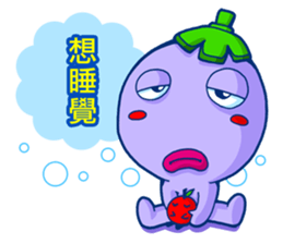 Eggplant Cutie sticker #6736694