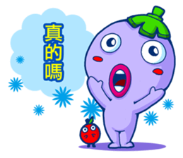 Eggplant Cutie sticker #6736724