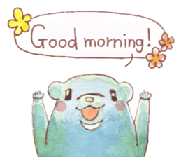 The little girl with her friends sticker #6736728