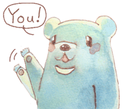 The little girl with her friends sticker #6736753