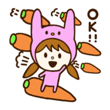 costume animal ~English~ 2 sticker #6736893