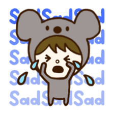 costume animal ~English~ 2 sticker #6736901