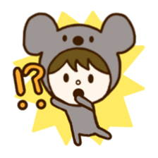 costume animal ~English~ 2 sticker #6736902