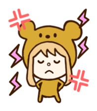 costume animal ~English~ 2 sticker #6736909