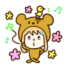 costume animal ~English~ 2 sticker #6736910