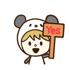 costume animal ~English~ 2 sticker #6736912