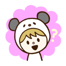 costume animal ~English~ 2 sticker #6736915