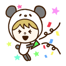 costume animal ~English~ 2 sticker #6736917