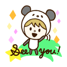 costume animal ~English~ 2 sticker #6736919