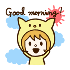 costume animal ~English~ 2 sticker #6736922