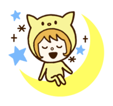 costume animal ~English~ 2 sticker #6736927