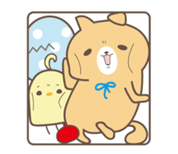 relax animal ~cat and chick~ sticker #6737717