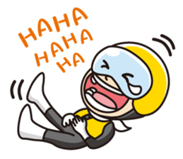 5 riders sticker #6737772