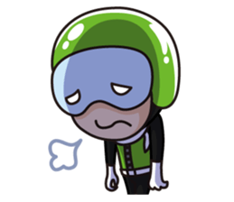 5 riders sticker #6737781