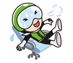 5 riders sticker #6737784