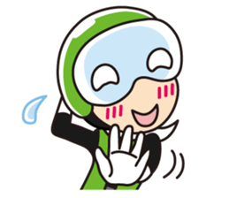 5 riders sticker #6737789