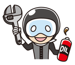 5 riders sticker #6737797