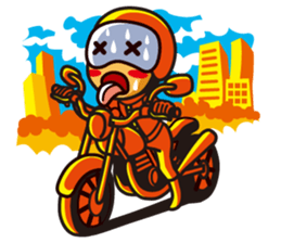 5 riders sticker #6737798