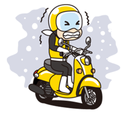 5 riders sticker #6737799