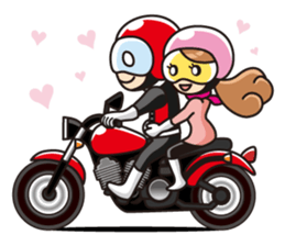 5 riders sticker #6737800