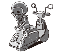 5 riders sticker #6737801