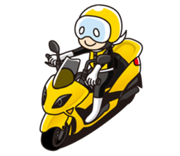 5 riders sticker #6737803