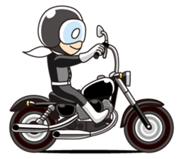 5 riders sticker #6737805