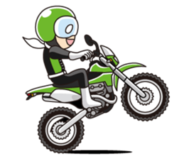 5 riders sticker #6737806