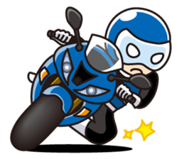 5 riders sticker #6737807