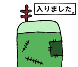 Single corner reindeer sticker #6737966