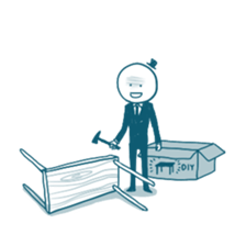 Three guys sticker #6738045