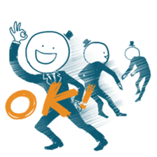 Three guys sticker #6738046