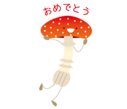 Fun mushrooms Sticker sticker #6738165